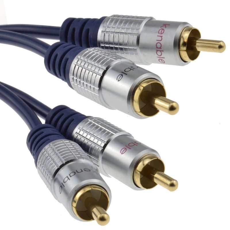 kenable pure ofc hq 2 x rca phono plugs to plugs stereo audio cable gold 3mpure ofc hq 2 x rca phono plugs to plugs stereo audio cable gold 3m.jpg