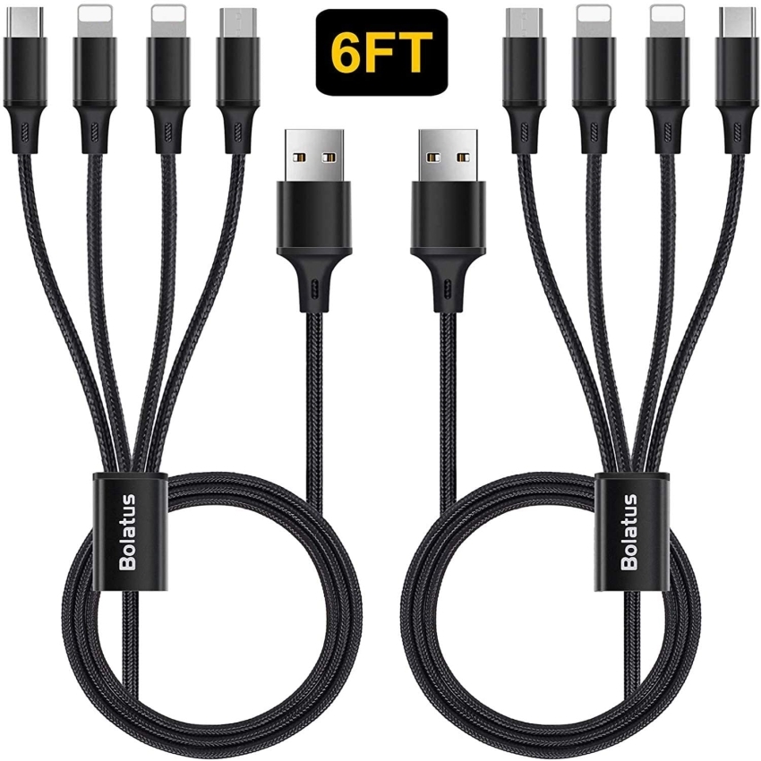 usb 4 in 1 multiple charger cable